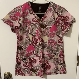 🔥Butterfly scrub top